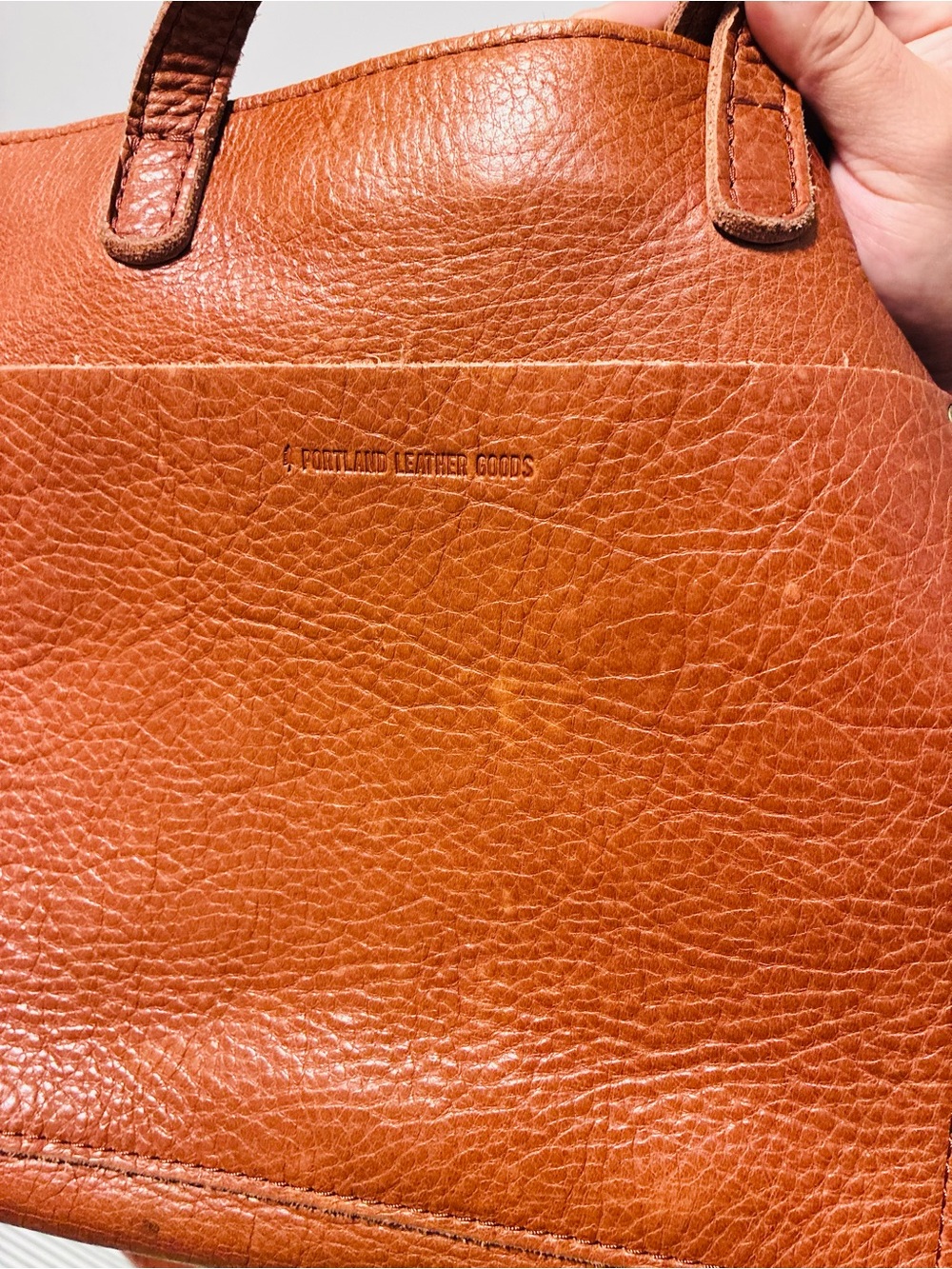 Portland Leather Goods Medium Crossbody Tote - Picture 2 of 5